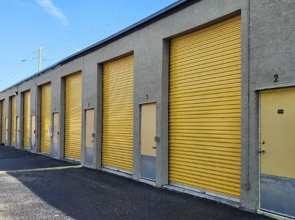 Outside storage units at L651.