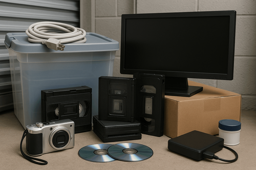 Protect Electronics & Media in Summer Storage post